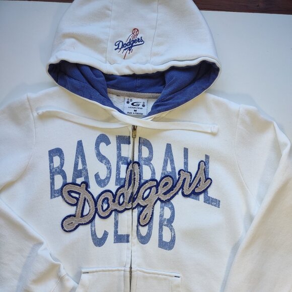 LA Dodgers G-lll Sports Hoodie Jacket Full Zip Sweatshirt Sz Medium Baseball - Picture 9 of 10